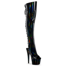 Load image into Gallery viewer, Tacones Pleaser ADORE-3019HWR Negro Str. Holo
