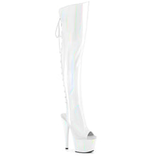 Carregar imagem no visualizador da galeria, Tacones Pleaser ADORE-3019HWR Blanco Str. Holo
