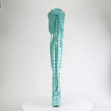 Load image into Gallery viewer, Tacones Pleaser ADORE-3020GP Aguamarina Purpurina Charol
