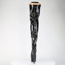 Load image into Gallery viewer, Tacones Pleaser ADORE-3020GP Negro Purpurina Charol
