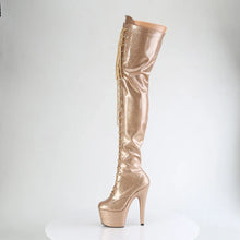 Load image into Gallery viewer, Tacones Pleaser ADORE-3020GP Dorado Purpurina Charol
