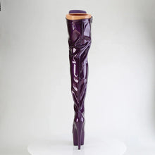 Load image into Gallery viewer, Tacones Pleaser ADORE-3020GP Morado Purpurina Charol
