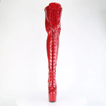 Load image into Gallery viewer, Tacones Pleaser ADORE-3020GP Rojo Purpurina Charol
