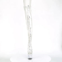 Load image into Gallery viewer, Tacones Pleaser ADORE-3021 Transparente Plata
