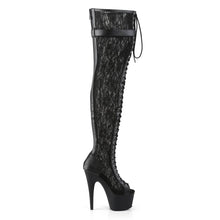 Cargar imagen en el visor de la galería, Tacones Pleaser ADORE-3025ML Negro Piel Sintética
