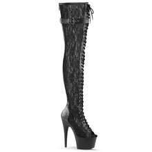 Cargar imagen en el visor de la galería, Tacones Pleaser ADORE-3025ML Negro Piel Sintética
