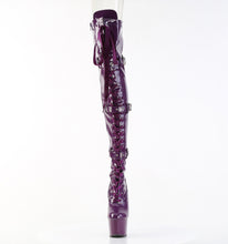 Carregar imagem no visualizador da galeria, Botas Pleaser ADORE-3028 - Verniz roxo elástico / Roxo
