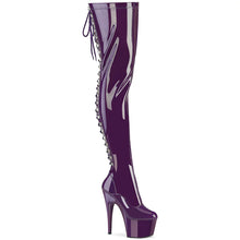 Load image into Gallery viewer, Tacones Pleaser ADORE-3063 Morado Str. Charol
