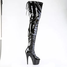 Carregar imagem no visualizador da galeria, Tacones Pleaser ADORE-4011 Negro Str Charol
