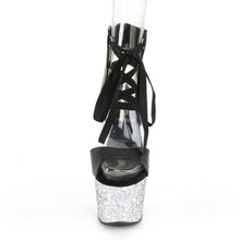 Load image into Gallery viewer, Tacones Pleaser ADORE-700-14LG Negro Piel Sintética
