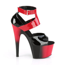 Load image into Gallery viewer, Tacones Pleaser ADORE-700-16 Negro Rojo Charol
