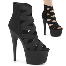 Load image into Gallery viewer, Tacones Pleaser ADORE-700-24 Negro Elastic Band
