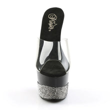 Load image into Gallery viewer, Tacones Pleaser ADORE-701-3 Transparente Negro Pewter
