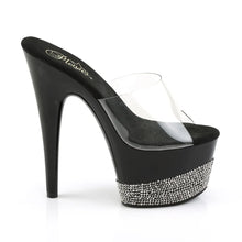 Load image into Gallery viewer, Tacones Pleaser ADORE-701-3 Transparente Negro Pewter

