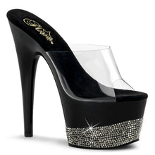 Load image into Gallery viewer, Tacones Pleaser ADORE-701-3 Transparente Negro Pewter
