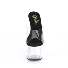Load image into Gallery viewer, Tacones Pleaser ADORE-701 Transparente Negro
