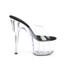Load image into Gallery viewer, Tacones Pleaser ADORE-701 Transparente Negro
