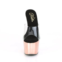 Load image into Gallery viewer, Tacones Pleaser ADORE-701 Transparente Oro Rosa
