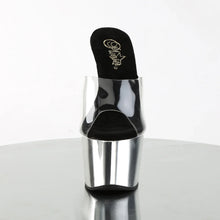 Load image into Gallery viewer, Tacones Pleaser ADORE-701 Transparente Plata Cromo
