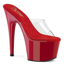 Load image into Gallery viewer, Tacones Pleaser ADORE-701 Transparente Rojo
