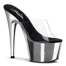Load image into Gallery viewer, Tacones Pleaser ADORE-701 Transparente Plata Cromo
