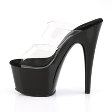 Load image into Gallery viewer, Tacones Pleaser ADORE-702 Transparente Negro
