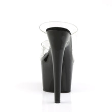 Load image into Gallery viewer, Tacones Pleaser ADORE-702 Transparente Negro
