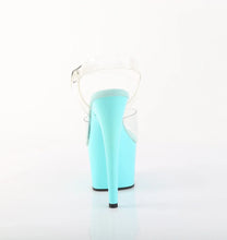 Load image into Gallery viewer, Tacones Pleaser ADORE-708 Transparente Aguamarina
