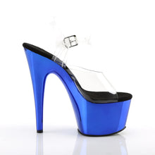 Load image into Gallery viewer, Tacones Pleaser ADORE-708 Transparente Azul Cromo
