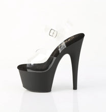 Load image into Gallery viewer, Tacones Pleaser ADORE-708 Transparente Negro Mate
