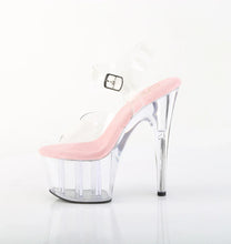 Load image into Gallery viewer, Tacones Pleaser ADORE-708 Transparente B. Rosa
