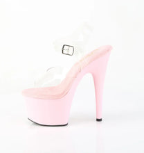 Load image into Gallery viewer, Tacones Pleaser ADORE-708 Transparente B. Rosa
