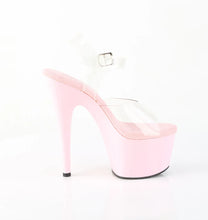 Load image into Gallery viewer, Tacones Pleaser ADORE-708 Transparente B. Rosa
