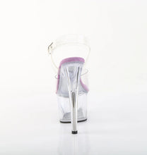 Load image into Gallery viewer, Tacones Pleaser ADORE-708 Transparente Lavanda
