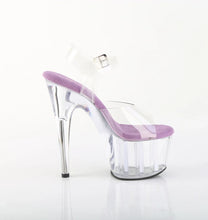 Load image into Gallery viewer, Tacones Pleaser ADORE-708 Transparente Lavanda
