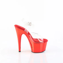 Load image into Gallery viewer, Tacones Pleaser ADORE-708 Transparente Matching Rojo
