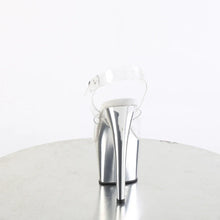 Load image into Gallery viewer, Tacones Pleaser ADORE-708 Transparente Matching Plata

