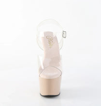 Load image into Gallery viewer, Tacones Pleaser ADORE-708 Transparente Nude
