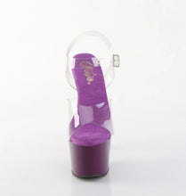 Load image into Gallery viewer, Tacones Pleaser ADORE-708 Transparente Morado
