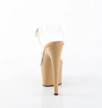 Load image into Gallery viewer, Tacones Pleaser ADORE-708 Transparente Toffee
