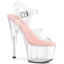 Load image into Gallery viewer, Tacones Pleaser ADORE-708 Transparente B. Rosa
