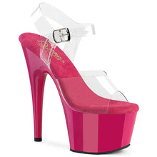 Load image into Gallery viewer, Tacones Pleaser ADORE-708 Transparente H. Rosa
