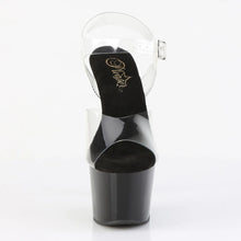 Load image into Gallery viewer, Tacones Pleaser ADORE-708CRS-2 Transparente Negro Plata
