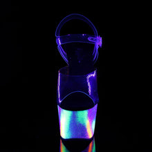Load image into Gallery viewer, Tacones Pleaser ADORE-708GXY Transparente Neon Galaxy
