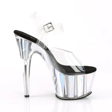 Load image into Gallery viewer, Tacones Pleaser ADORE-708HGI Transparente Plata Hologram
