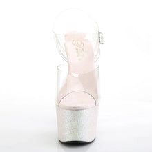 Load image into Gallery viewer, Tacones Pleaser ADORE-708HMG Transparente Opal Purpurina
