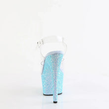Load image into Gallery viewer, Tacones Pleaser ADORE-708LG Transparente B. Azul
