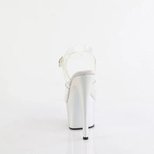 Load image into Gallery viewer, Tacones Pleaser ADORE-708LQ Transparente Liquid Plata
