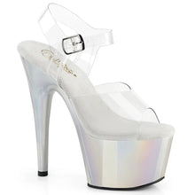 Load image into Gallery viewer, Tacones Pleaser ADORE-708LQ Transparente Liquid Plata
