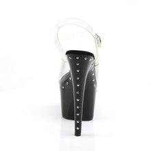 Load image into Gallery viewer, Tacones Pleaser ADORE-708LS Transparente Negro
